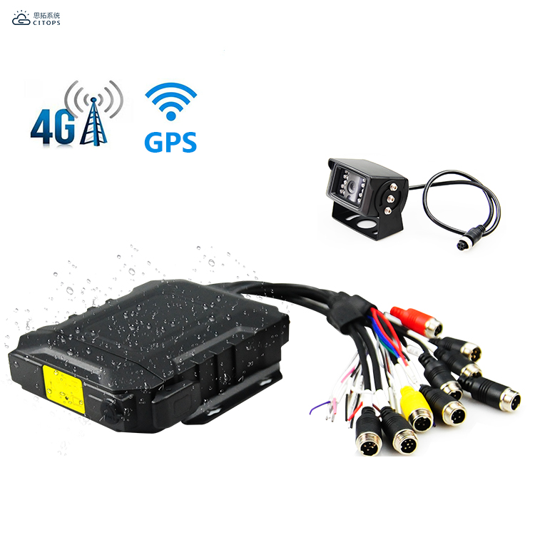 Новый продукт dvr 4 канала gps 4g wifi камеры 2 ТБ ssd IP66 водонепроницаемый автомобильный dvr mdvr система безопасности