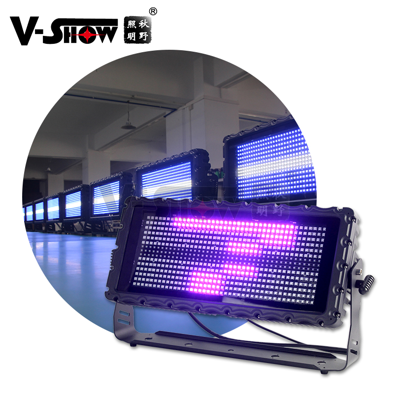 126*3 Вт белый + 504 шт. * 0,5 Вт RGB 3 в 1 SMD уличный DMX светодиодный сценический свет 630 Вт RGB светодиодный стробоскоп