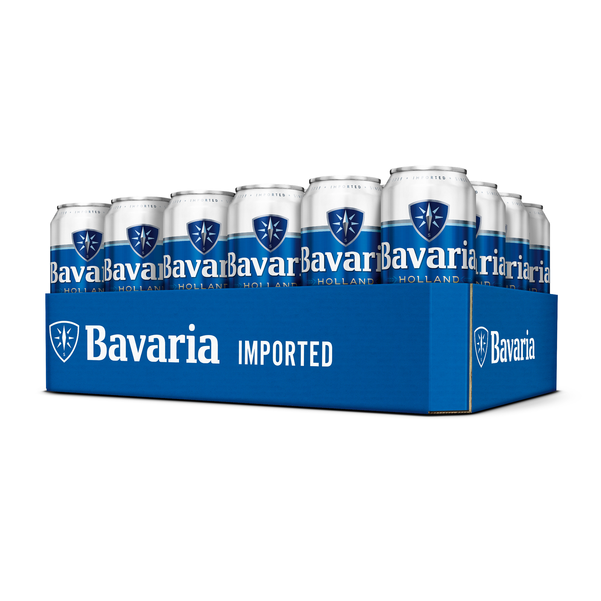 Голландское баварийское пиво высшего качества-пильснер-коробка 24x50cl банки