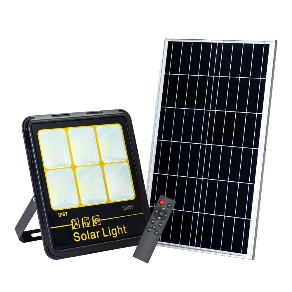 BOSUN Outdoor IP67 Waterproof Solar Panel Powered 100w 200w 400w 600w 300w Solar Flood Light