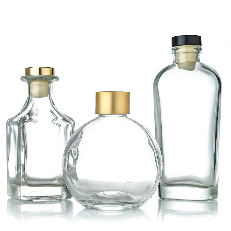 Бесплатный образец 100Ml130ML и 190mlcustomized градиентной расцветки из дутого стекла в форме флакон духов с распылителем