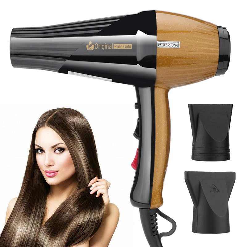 Sale Professional custom Quick drying Electric styling Hair Care gold blow 7500W hair Dryer