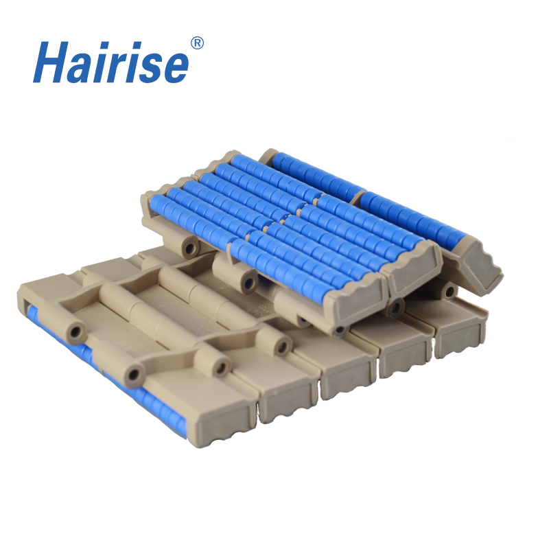 Hairise 812PRR пластиковая конвейерная цепь с плоским верхом