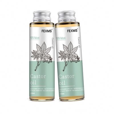 OEM ODM FEXMS Eyelash Eye Brows Hair Growth Organic Castor Essential Oil 100ml