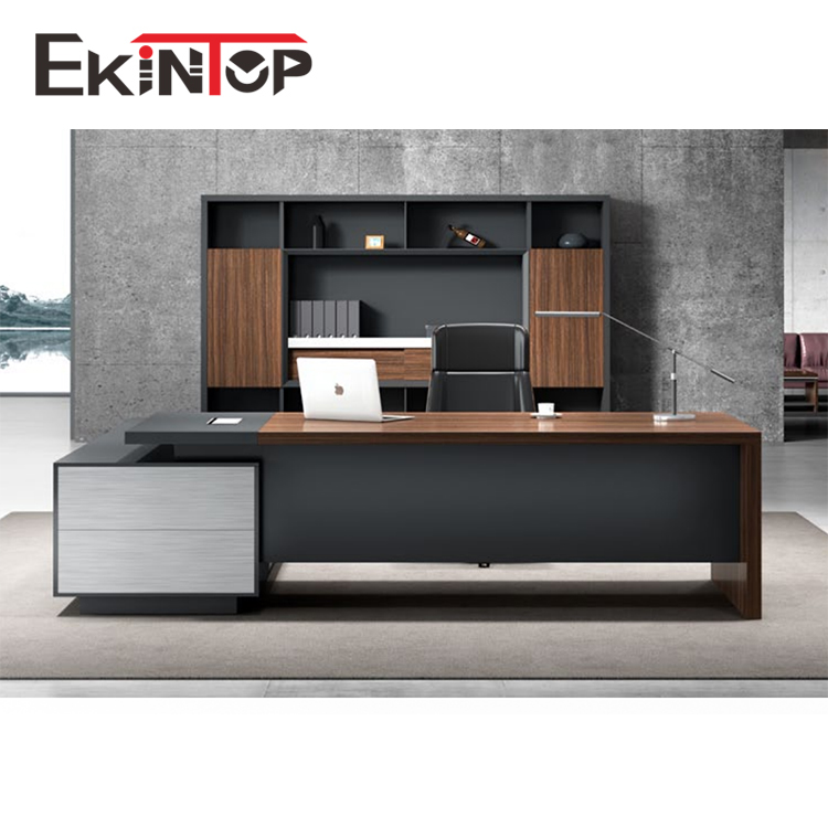 Ekintop офисный стол для руководителей, офисный стол для секретаря, деревянный офисный стол l-образной формы, цена