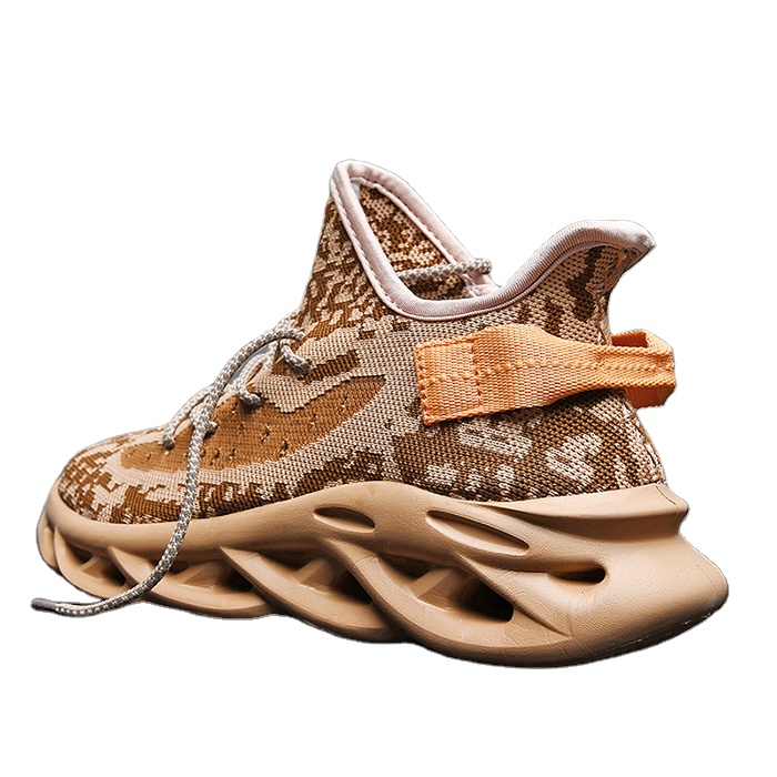 2021 Amazon дышащие легкие Нескользящие кроссовки Yeezy из сетчатой ткани для ходьбы и бега для мужчин