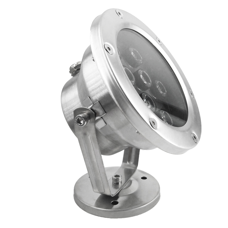 9W LED Fountain Light 304 SS 9W 18W 27W DC24V IP68 White RGB led underwater lamp