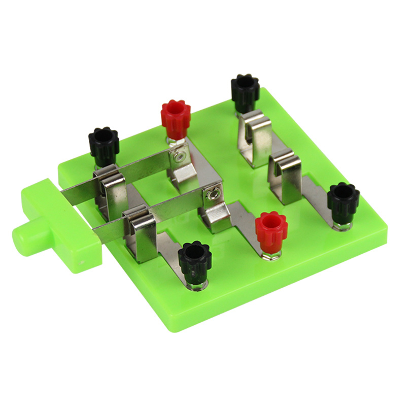 Double-pole double-throw switch circuit connection teaching experiment instrument