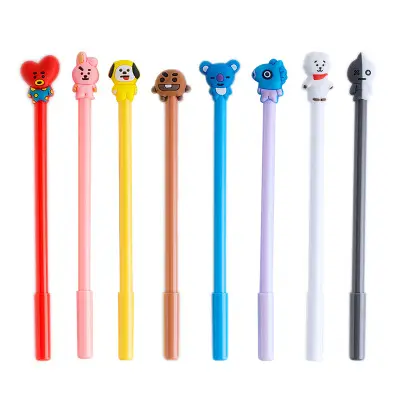 Promotional Kids Gift  Bulk Gel Pens Fashionable Plastic Kawaii Cute Gel Pen