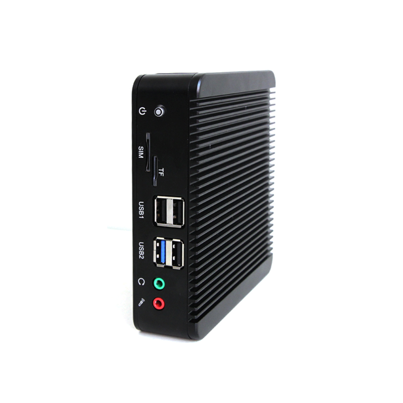 2 порта Ethernet, промышленный ПК, рекламный Портативный карманный мини-ПК с USB-портом
