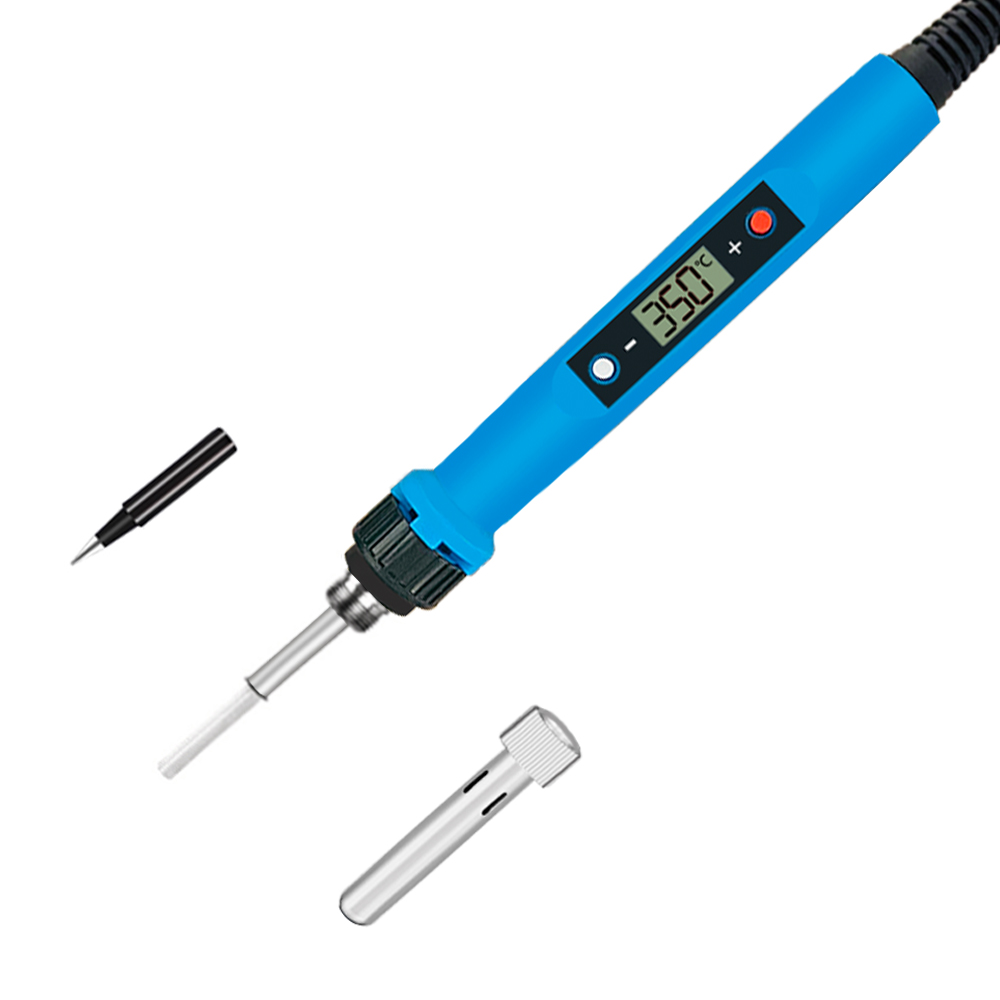 Electronic soldering irons heater rapid heating in 20 seconds lcd welding pen with plug in