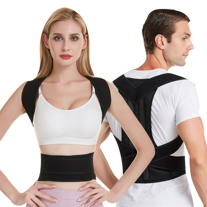 Factory price healthy body adjustable back support belt posture corrector