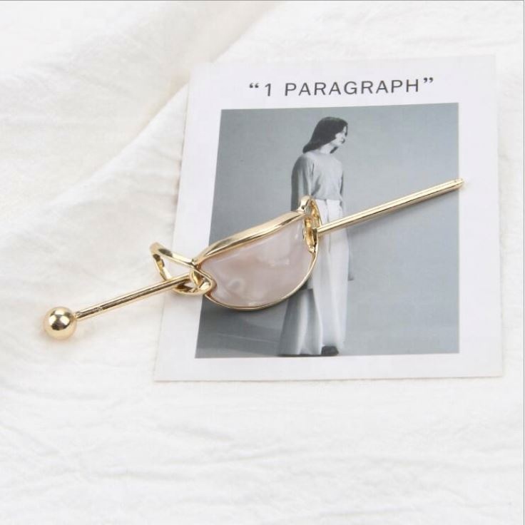 2021 Retro Simple Ladies' Salable Alloy Jewelry Acetate Acrylic Exquisite Dainty Hair Sticks
