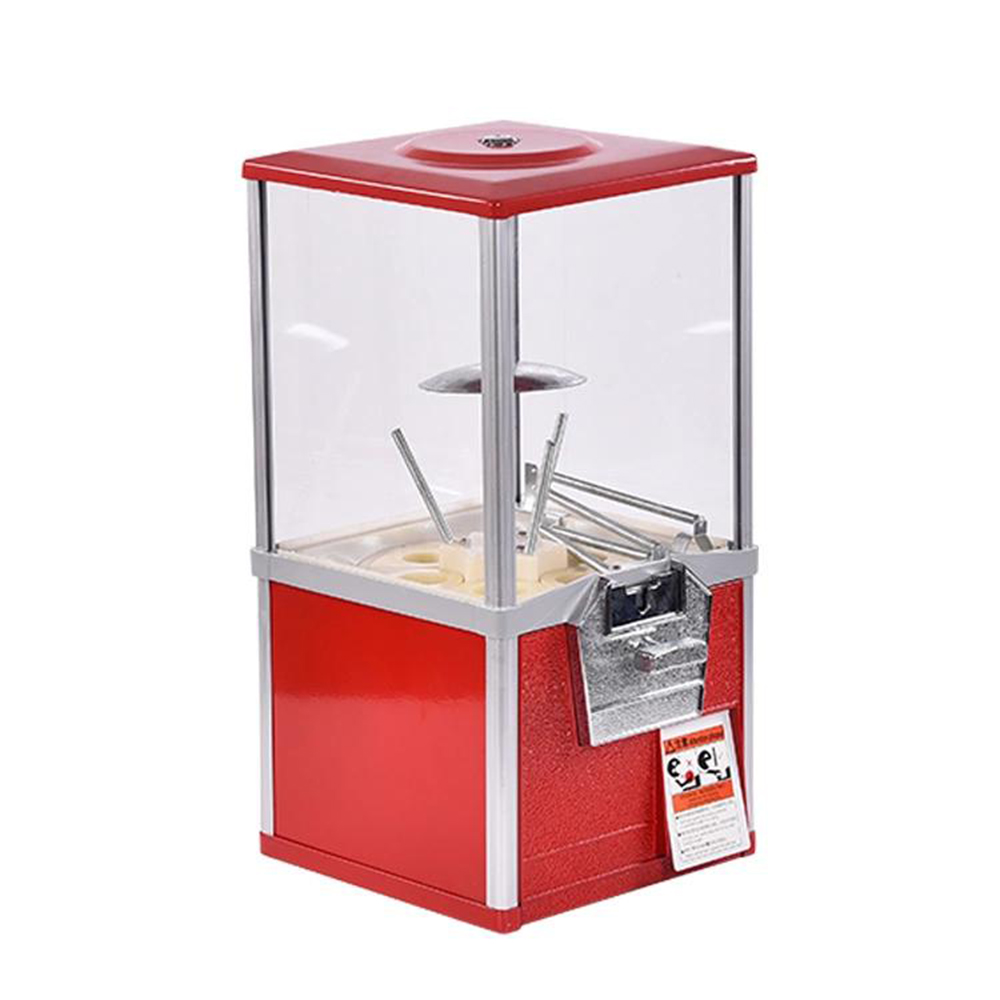 Coin operated egg capsule candy dispenser gumball capsule toy vending machine