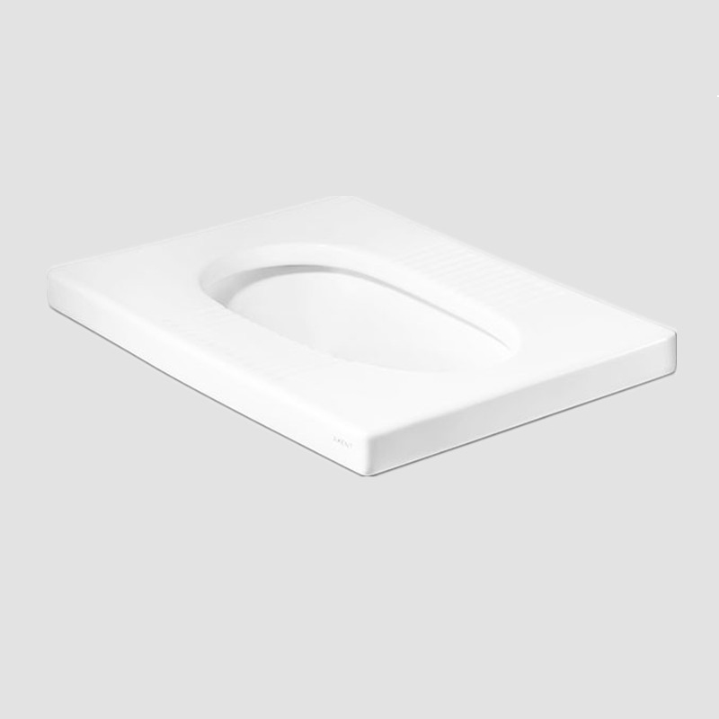Advanced Design Bathroom One Piece S-Trap 4.8L Flush Squat Toilet Pan Ceramic Accessories Toilet Bathroom