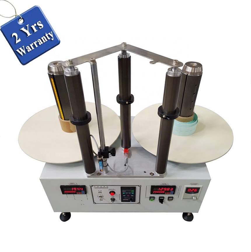 UR450A Automatic Paper PVC PP PE PET Plastic Film Label Counting Rewinding Machine