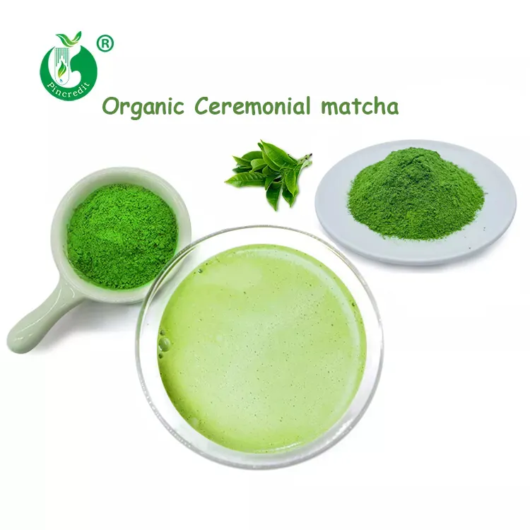 Pincredit 100% Pure Natural Private Label Organic Green Tea Matcha Latte Powder