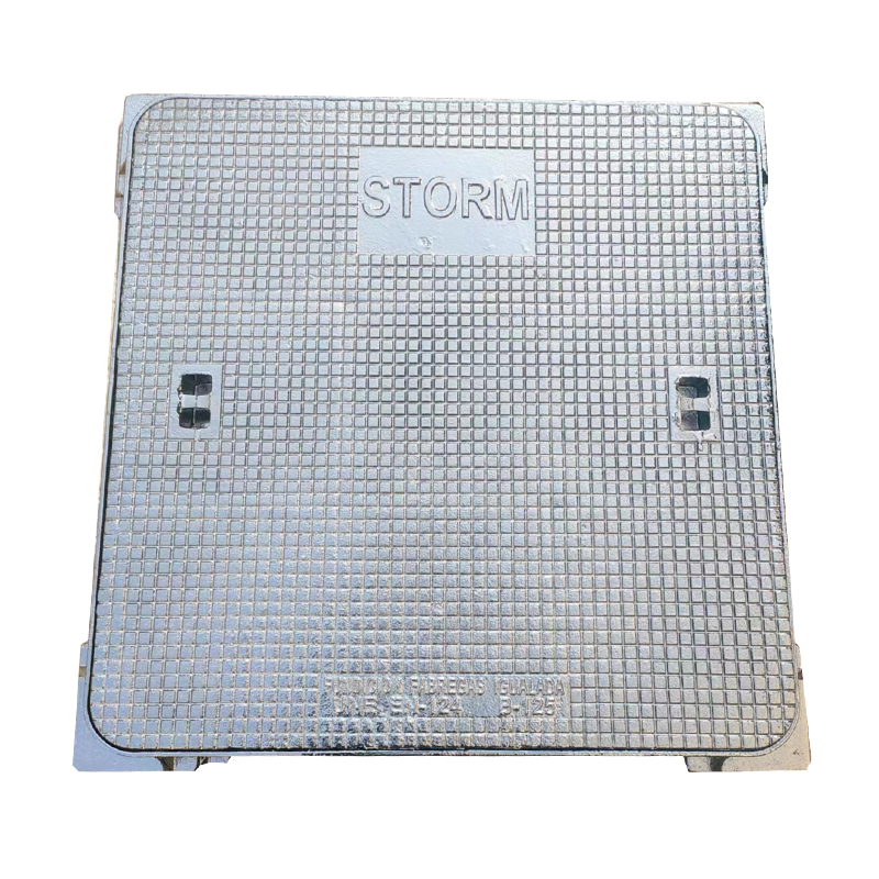 Ductile Cast Iron Square Manhole Cover/spheroidal graphite cast iron Manhole/Nodular Cast Iron Manhole Cover