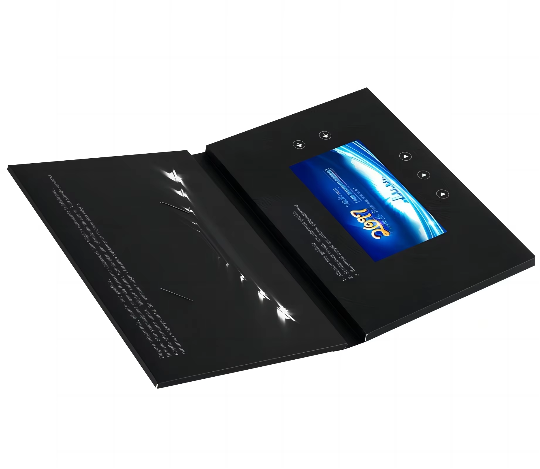 China Factory Supply Advertising Video Brochure Wholesale Video Greeting Cards Acceptable Customization