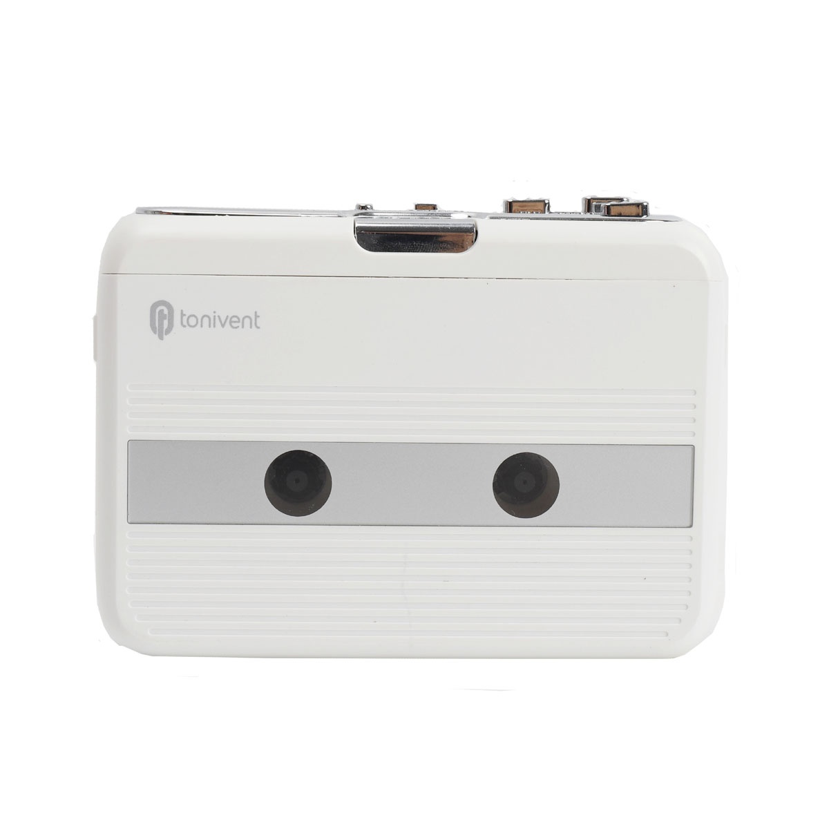 White Bluetooth Cassette Player Auto Reverse Tape Player Walkman