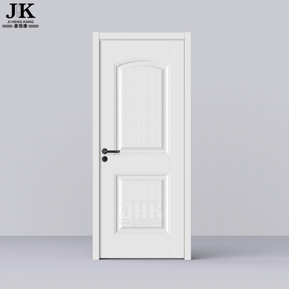 JHK-S04 2 панель белая живопись интерьер новые формованные двери белые деревянные двери межкомнатные