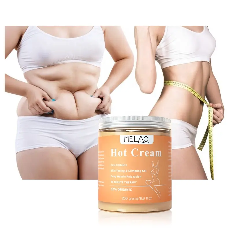 Fat Burning Slimming Cream OEM Private Label Melao Hot Cream Fat Burner Natural Organic Belly And Leg Fat Burning Fitness Weight Loss Slimming Cream