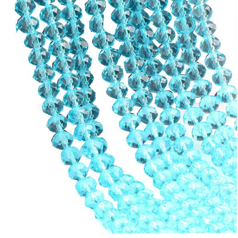 Wholesale DIY Jewelry Accessories Crystal Lampwork & Glass Beads Loose Flat Wheel Beads 4/6/8/10mm Ordinary Colors Entire String
