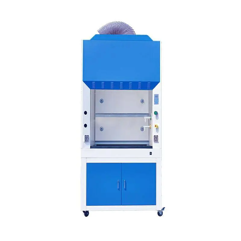 Lab Equipment ducted fume hood Built-in PP blower biological safety cabinet Fume Cupboard with LED Display