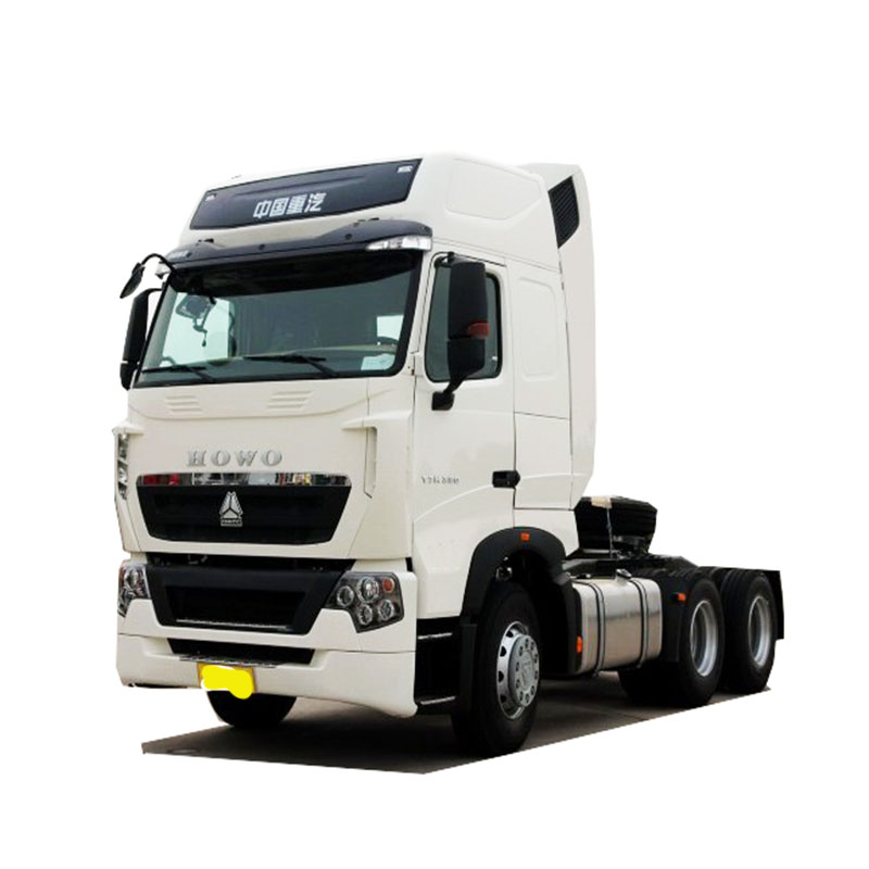 Used Tractor Truck Howo 6*4 375 Horse Power White Color In Good Condition Second Hand Howo Tractor