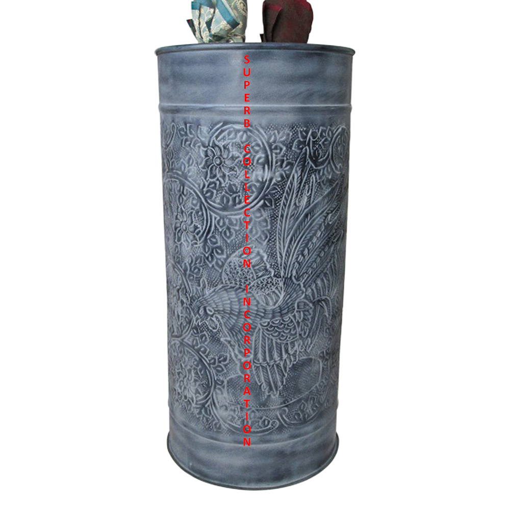 Powder Coated Metal iron umbrella Stand For Indoor and Outdoor Decoration