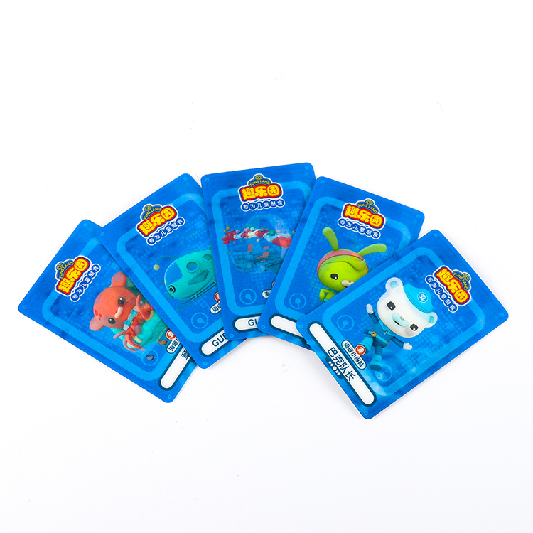 Promotion Gifts for Snacks Collection Cards plastic trading card Custom Printing Plastic pp Card