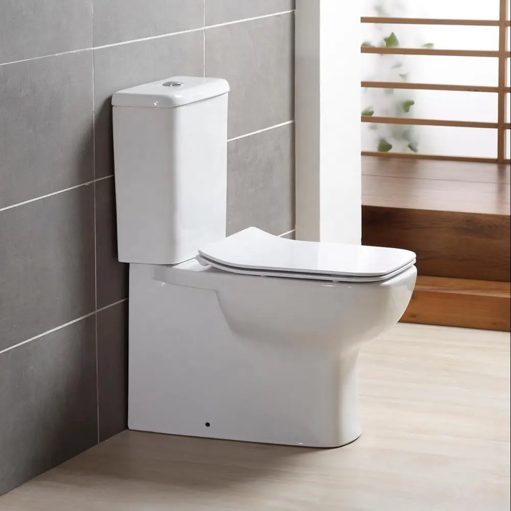 ANBI European Hing Quality WC Square Bathroom Ceramic Dual Flush Toilet With Geberit In Toilet