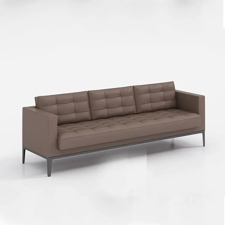 Modern Design Office Sofa Luxury Leather Sectional Sofa