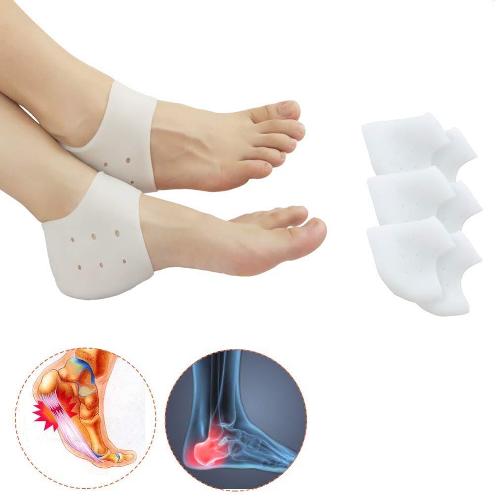Comfortable Silicone Gel Heel Cushion Protector Feet Care Shoe Pad