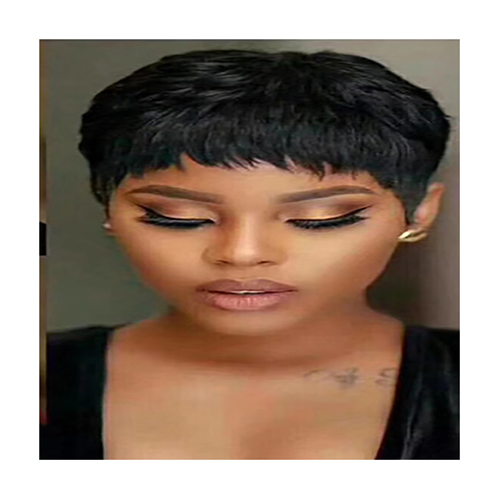 Wholesale Customer Color All Styles High Temperature Wire 100% Virgin Human Hair Short Human Hair Wigs For Black Women