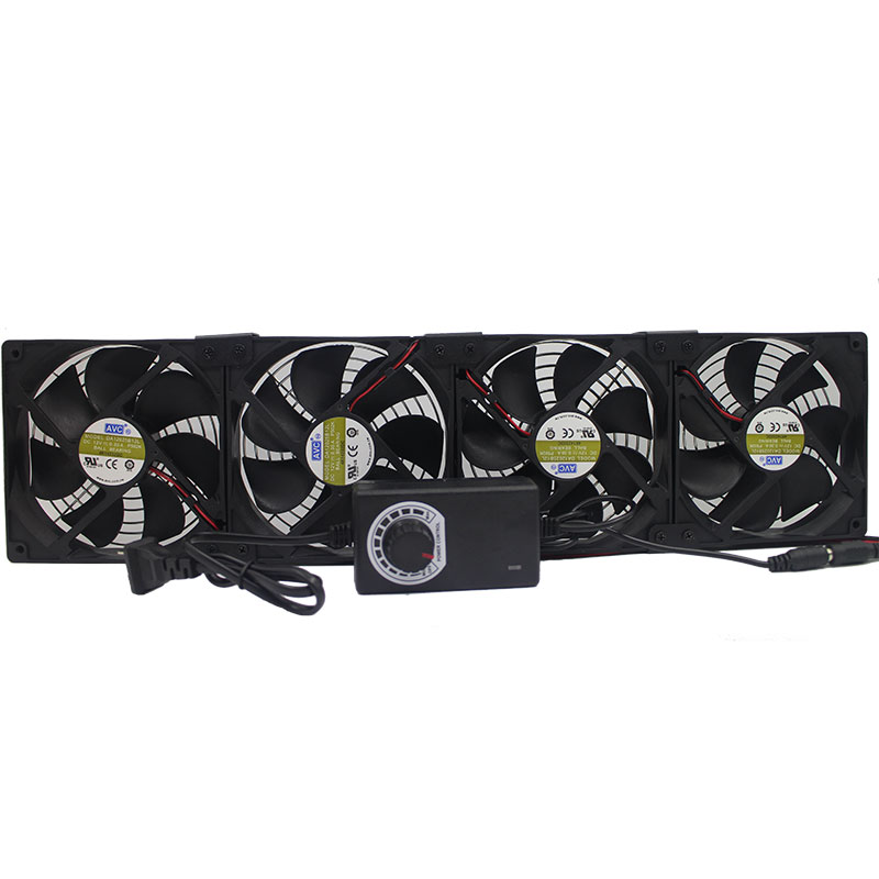 12cm 220V with speed-regulating computer graphics card rack cooling fan