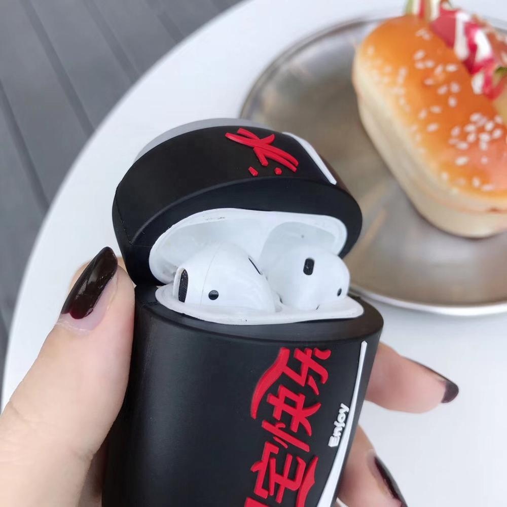 IVANHOE ультра толстые мягкие силиконовые пить воды может чехол для Apple Airpods 1 2 с мешок крюк защитный Мини сумка протектор