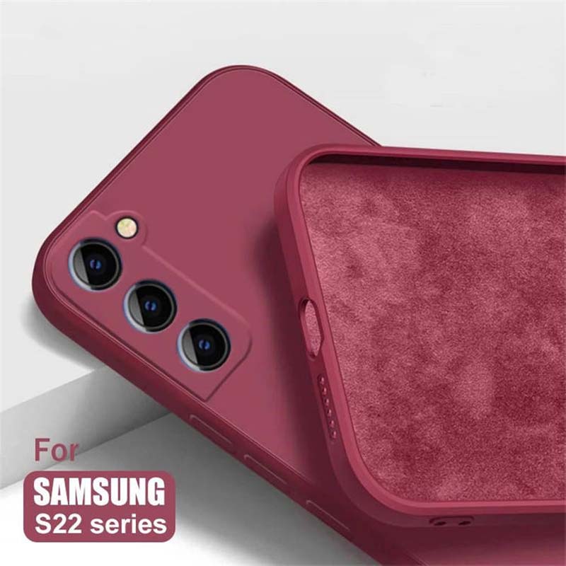 Силиконовый чехол для Samsung Galaxy S23 ultra S22 S21 S20 S21FE A72 A71 A52 A51 A32 4G 5G