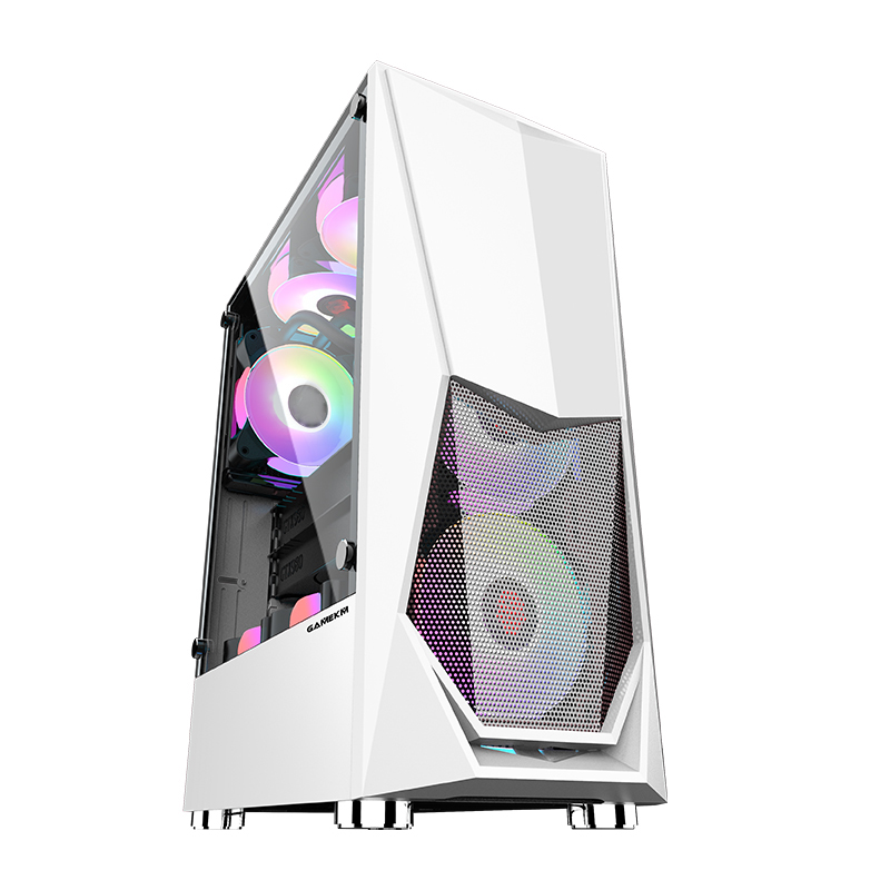 Компьютерный игровой настольный компьютер geuse atx rgb корпус itx компьютерная башня