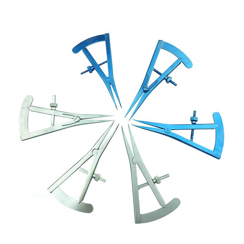 Eyelid Calipers Eye Gauge Calipers Ophthalmology Straight Tip Screw Lock Breast Marker eyelid Ophthalmic surgical Eye Instrument