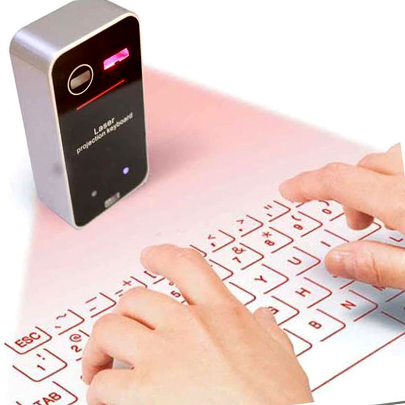 Изготовленная на заказ лазерная клавиатура Qwerty клавиатура смартфон портативный проектор