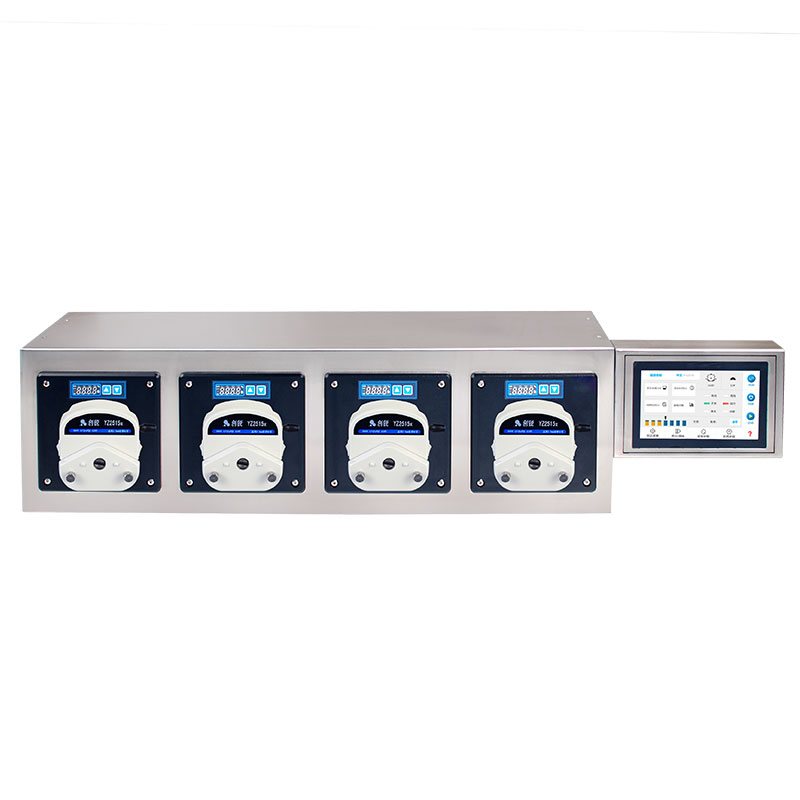 Многоканальный PLC контроль 5 мл 10 мл 20 мл 30 мл 50 мл 4 насадки перистальтическая система наполнения насоса для упаковки производственной линии
