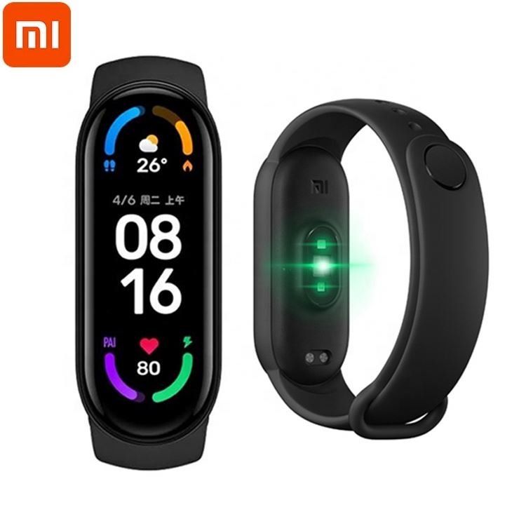 Оригинальный браслет Xiaomi Mi band6 bt 5,0 5ATM водонепроницаемый фитнес-трекер кровяного давления Mi Band 6 Смарт-часы браслет