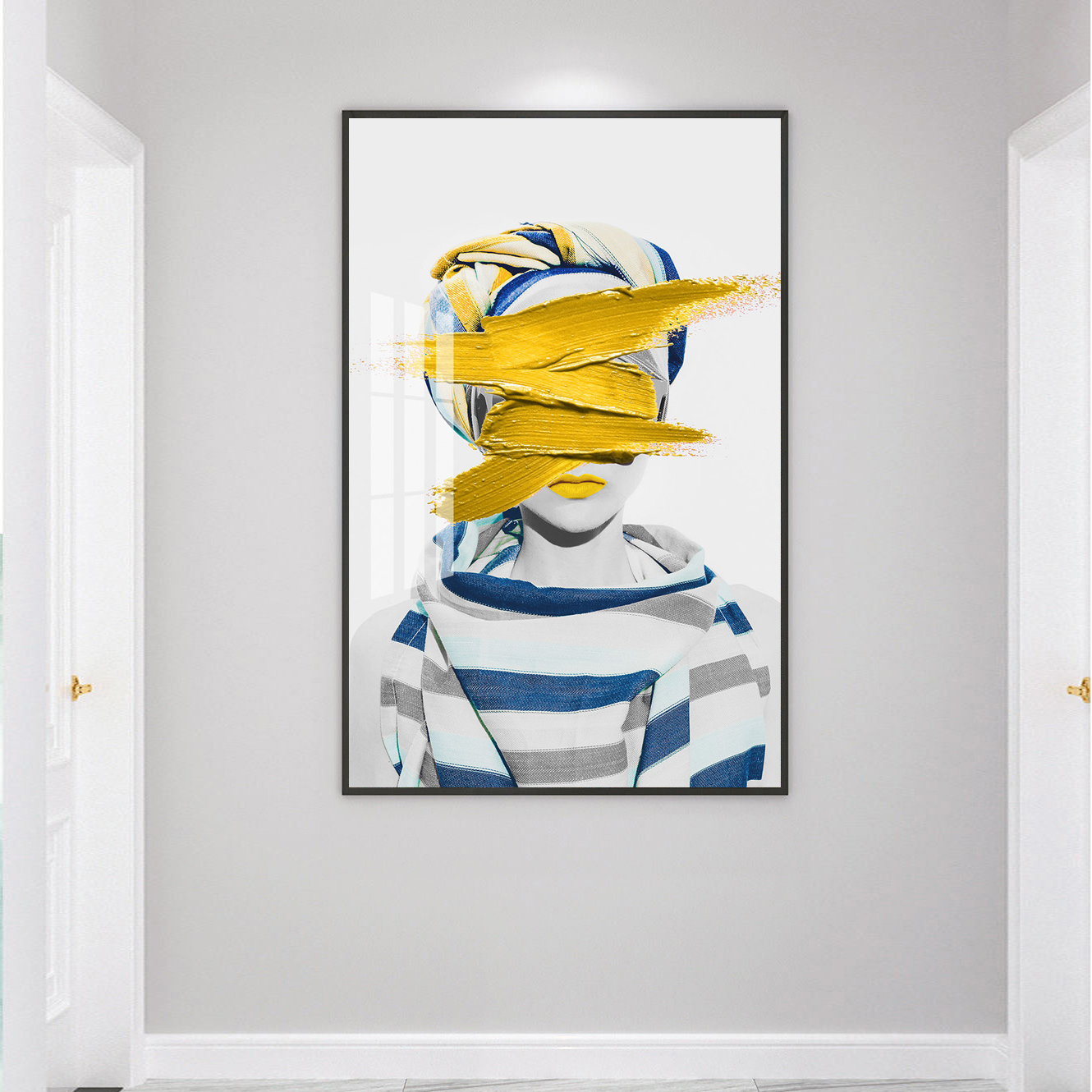 Top Sale Guaranteed Quality Oil Painting on Canvas Oil Painting Greasepaint Girl Abstract Art Painting Digital Printing Modern