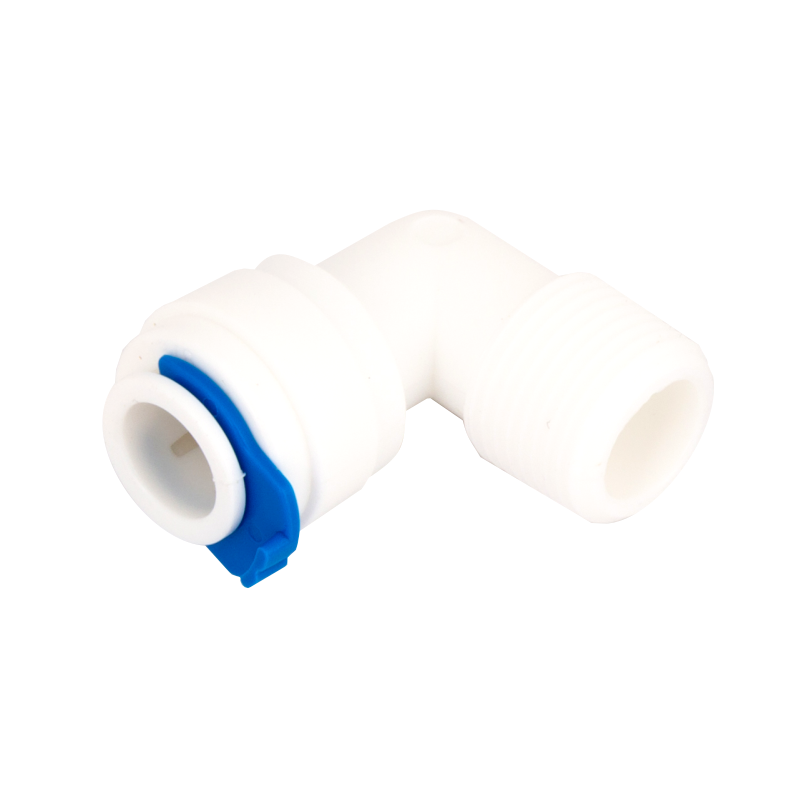 Фильтр для воды фитинги 3/8 "дюймов O. D до 3/8" дюймов NPT Мужской Локоть разъем для RO фильтр воды системы водопровод разъем