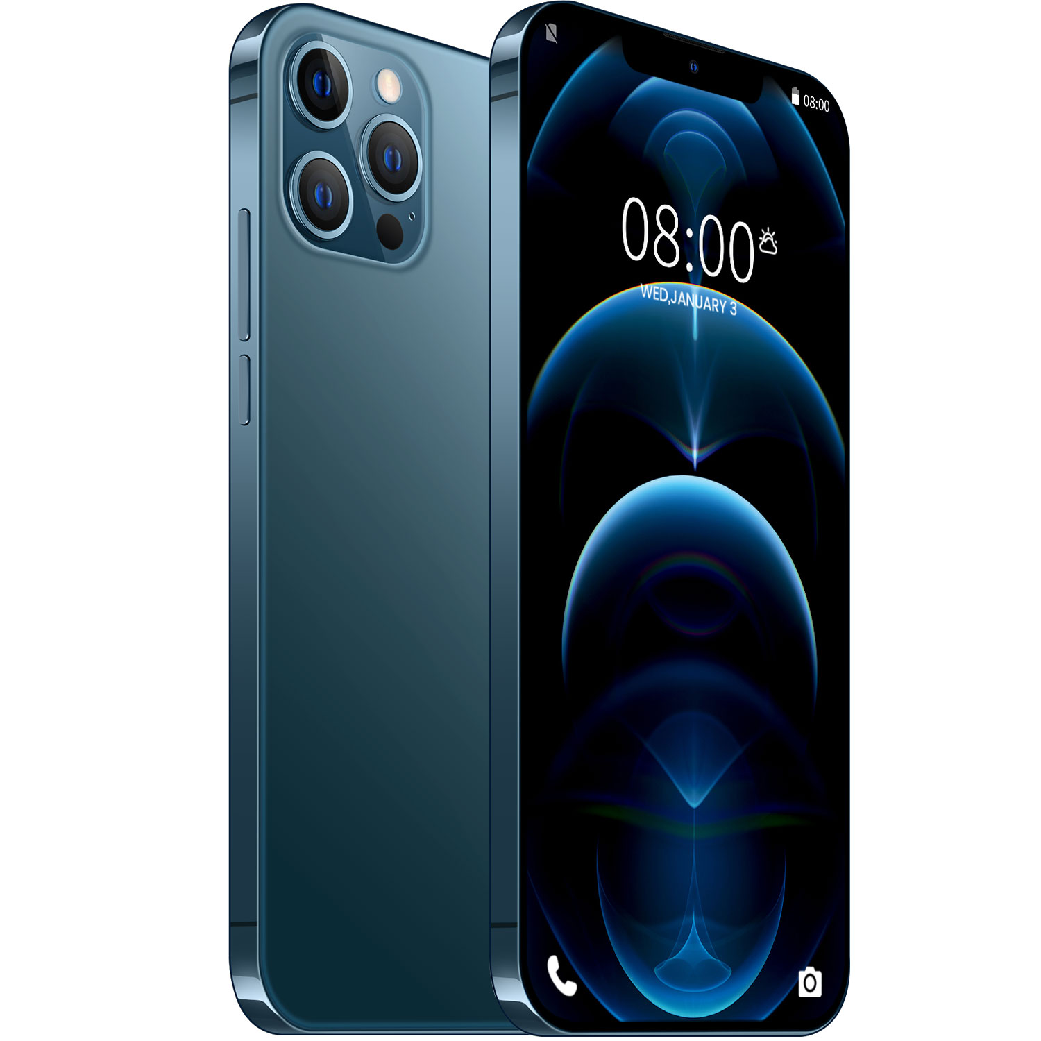 Смартфон i12 Pro, 6,7 дюйма, 12 + 512 ГБ, Android, 10 ядер, 5G LET phone 3, камера, распознавание лица, разблокировка