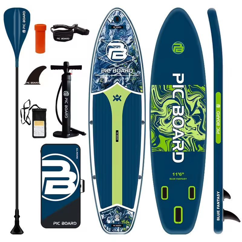 PIC BOARD Inflatable Sup Stand Up Paddle Board ISUP Air Paddle Board for Kayaking Fishing Yoga Surf