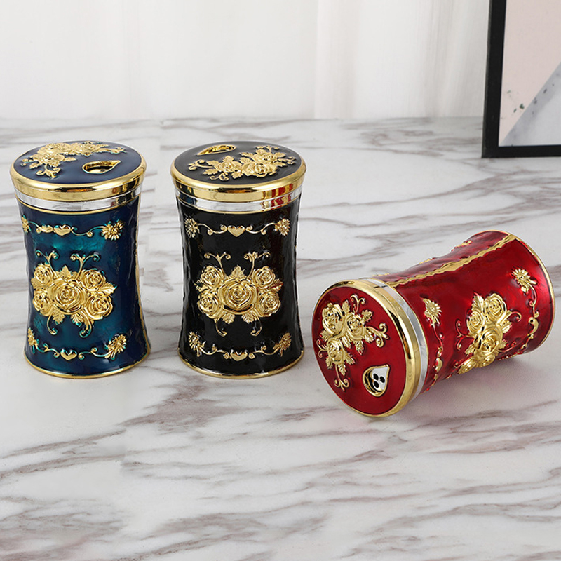 2021 New European Classic Creativity Plastic Material Rose Toothpick Holder
