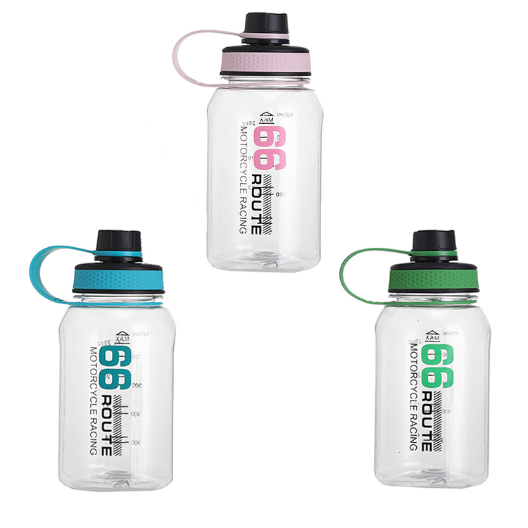 Available in 3 colors custom heat transfer printing my bottle 1000ml plastic water bottle