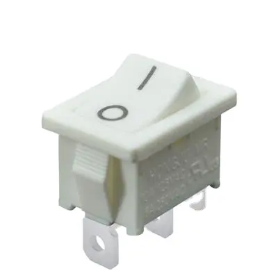 White Rocker Switch MR-1 series switch 10000 cycles Electrical life